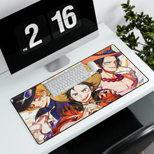 Load image into Gallery viewer, One Piece Monkey D. Luffy Mouse Pad (Desk Mat) With Laptop
