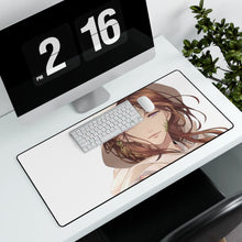 Load image into Gallery viewer, Anime Girl Mouse Pad (Desk Mat) With Laptop

