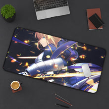 Load image into Gallery viewer, Artoria Pendragon, Saber and Fate (Series) Mouse Pad (Desk Mat) On Desk

