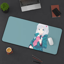 Load image into Gallery viewer, EroManga-Sensei Mouse Pad (Desk Mat) On Desk
