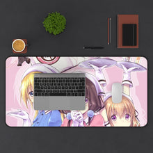 Load image into Gallery viewer, Blend S Maika Sakuranomiya, Kaho Hinata, Mafuyu Hoshikawa Mouse Pad (Desk Mat) With Laptop
