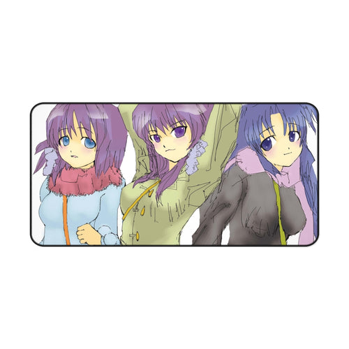 Clannad Kyou Fujibayashi, Kotomi Ichinose, Ryou Fujibayashi Mouse Pad (Desk Mat)