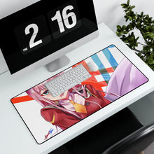 Load image into Gallery viewer, Darling in the FranXX Mouse Pad (Desk Mat) With Laptop
