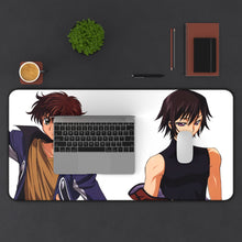 Load image into Gallery viewer, Code Geass Lelouch Lamperouge, Suzaku Kururugi Mouse Pad (Desk Mat) With Laptop
