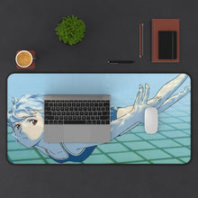 Load image into Gallery viewer, Neon Genesis Evangelion Rei Ayanami Mouse Pad (Desk Mat) With Laptop
