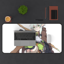Load image into Gallery viewer, High Elf Archer Mouse Pad (Desk Mat) With Laptop
