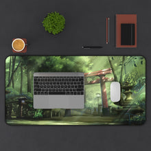 Load image into Gallery viewer, Anime Temple Mouse Pad (Desk Mat) With Laptop
