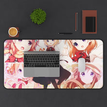 Load image into Gallery viewer, Is The Order A Rabbit? Mouse Pad (Desk Mat) With Laptop
