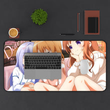 Load image into Gallery viewer, Is The Order A Rabbit? Mouse Pad (Desk Mat) With Laptop
