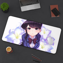 Load image into Gallery viewer, Komi Can&#39;t Communicate Komi Shouko Mouse Pad (Desk Mat) On Desk
