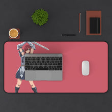 Load image into Gallery viewer, Erza Scarlet Mouse Pad (Desk Mat) With Laptop
