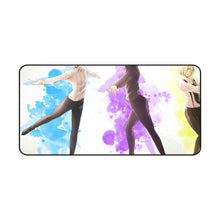 Load image into Gallery viewer, Yuri!!! On Ice Victor Nikiforov, Yuri Plisetsky, Yuuri Katsuki Mouse Pad (Desk Mat)
