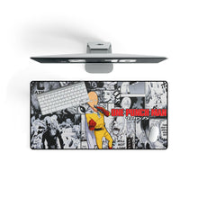 Load image into Gallery viewer, Anime One-Punch Man Mouse Pad (Desk Mat) On Desk
