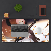 Load image into Gallery viewer, Guilty Crown Inori Yuzuriha Mouse Pad (Desk Mat) With Laptop
