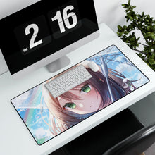 Load image into Gallery viewer, Anime Girl Mouse Pad (Desk Mat) With Laptop
