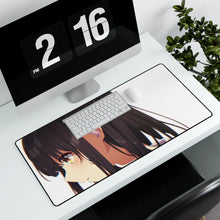 Load image into Gallery viewer, Anime Girl Mouse Pad (Desk Mat) With Laptop

