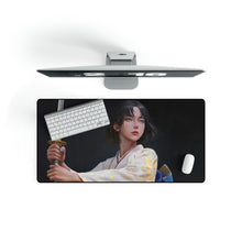 Load image into Gallery viewer, Japanese, Girl, Kimono, Katana, Anime, Art, Mouse Pad (Desk Mat)
