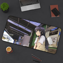 Load image into Gallery viewer, Train Station Mouse Pad (Desk Mat) On Desk
