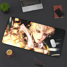 Load image into Gallery viewer, One-Punch Man Mouse Pad (Desk Mat) On Desk
