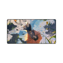 Load image into Gallery viewer, A girl with an umbrella Mouse Pad (Desk Mat)
