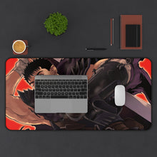 Load image into Gallery viewer, Anime Berserk Mouse Pad (Desk Mat) With Laptop
