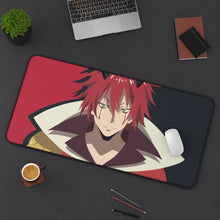 Load image into Gallery viewer, Benimaru - Tensei shitara Slime Datta Ken Minimalist Mouse Pad (Desk Mat) On Desk
