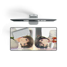 Load image into Gallery viewer, Your Name. Mouse Pad (Desk Mat) On Desk
