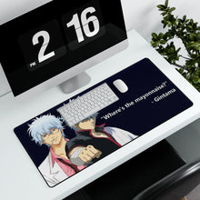 Load image into Gallery viewer, Gintama - &quot;Where&#39;s the mayonnaise?&quot; Mouse Pad (Desk Mat) With Laptop
