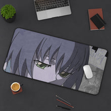 Load image into Gallery viewer, Darker Than Black Mouse Pad (Desk Mat) On Desk
