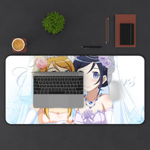 Load image into Gallery viewer, Oreimo Kirino Kousaka, Ayase Aragaki Mouse Pad (Desk Mat) With Laptop
