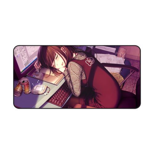 Sayori taking a rest Mouse Pad (Desk Mat)