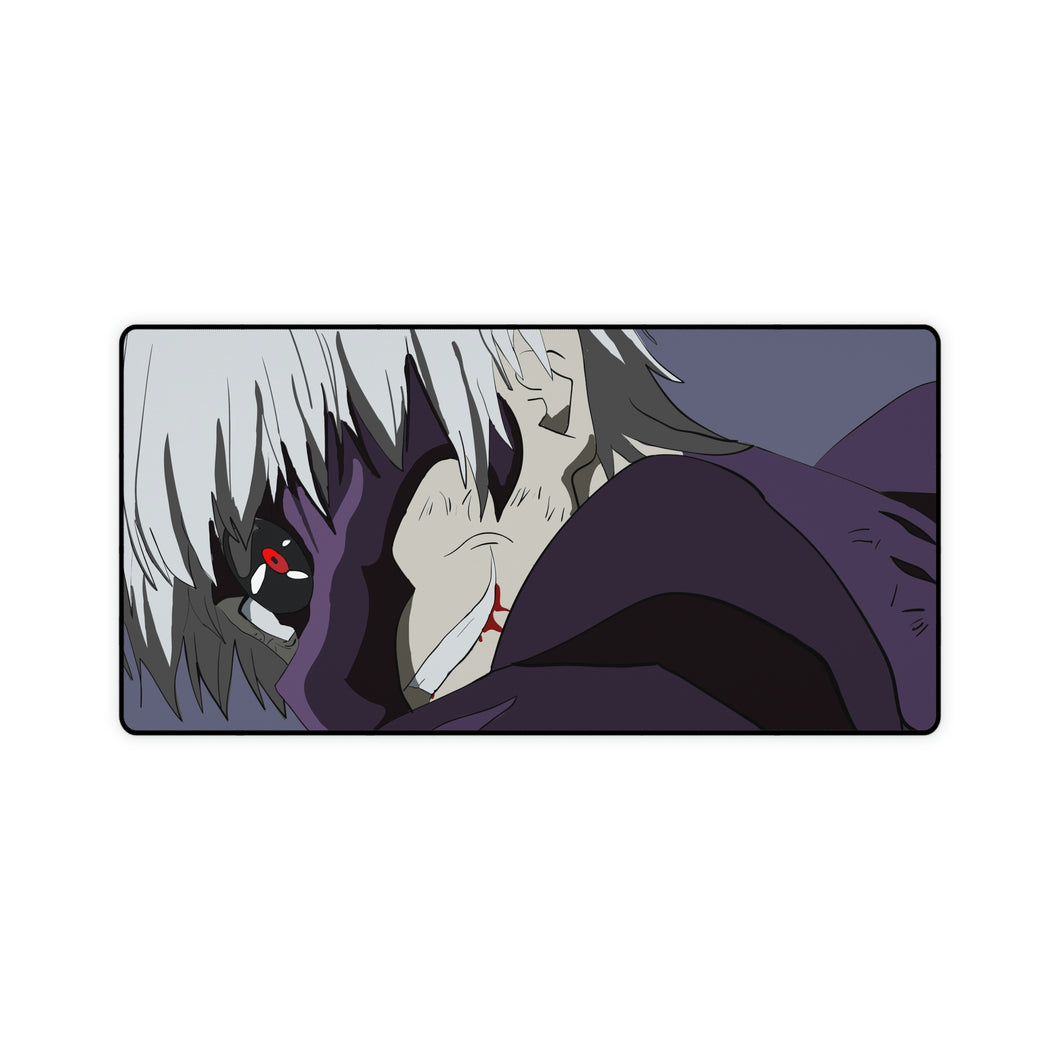 Kaneki half kakuja Mouse Pad (Desk Mat)