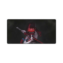 Load image into Gallery viewer, Anime, Girl, Red Eye, Warrior, Katana, Mouse Pad (Desk Mat)
