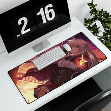 Load image into Gallery viewer, Anime Girl Mouse Pad (Desk Mat) With Laptop
