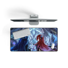 Load image into Gallery viewer, Fairy Tail Erza Scarlet, Jellal Fernandes Mouse Pad (Desk Mat) On Desk
