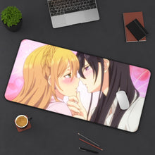 Load image into Gallery viewer, Yuzu x Mei Mouse Pad (Desk Mat) On Desk
