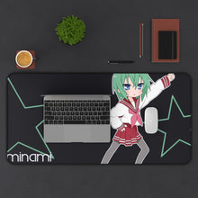 Load image into Gallery viewer, Lucky Star Minami Iwasaki Mouse Pad (Desk Mat) With Laptop
