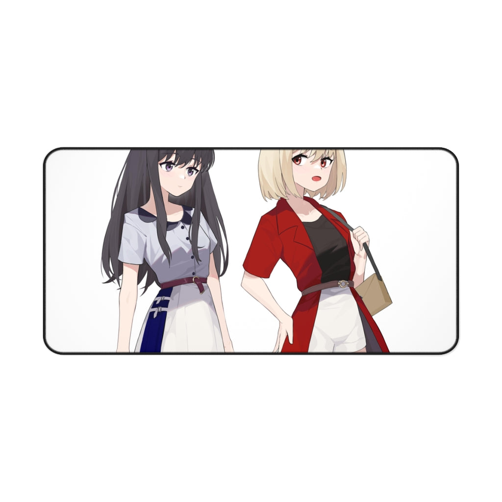 Lycoris Recoil Takina Inoue, Chisato Nishikigi Mouse Pad (Desk Mat)