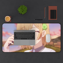 Load image into Gallery viewer, Osamake: Romcom Where The Childhood Friend Won't Lose Mouse Pad (Desk Mat) With Laptop
