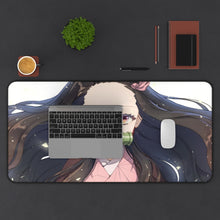 Load image into Gallery viewer, Demon Slayer: Kimetsu no Yaiba Nezuko Kamado Mouse Pad (Desk Mat) With Laptop
