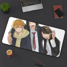 Load image into Gallery viewer, Tokyo Revengers Chifuyu Matsuno, Keisuke Baji, Kazutora Hanemiya Mouse Pad (Desk Mat) On Desk
