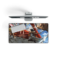 Load image into Gallery viewer, Colossal Titan eating pizza Mouse Pad (Desk Mat) On Desk
