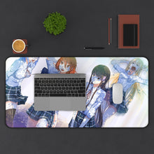 Load image into Gallery viewer, Amagi Brilliant Park Sylphy, Salama Mouse Pad (Desk Mat) With Laptop
