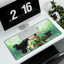 Load image into Gallery viewer, My Hero Academia Tsuyu Asui Mouse Pad (Desk Mat) With Laptop
