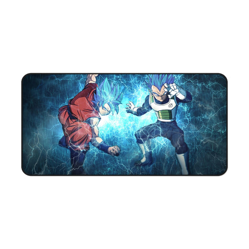 Super Goku and Super Vegeta Mouse Pad (Desk Mat)