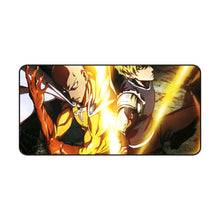 Load image into Gallery viewer, Genos and Saitama Mouse Pad (Desk Mat)
