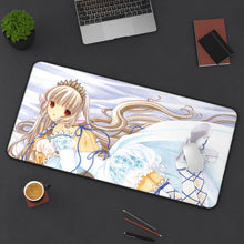 Load image into Gallery viewer, Chobits Mouse Pad (Desk Mat) On Desk
