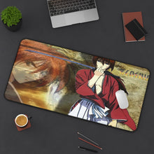 Load image into Gallery viewer, Rurouni Kenshin Mouse Pad (Desk Mat) On Desk
