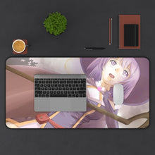 Load image into Gallery viewer, Grimgar of Fantasy and Ash Mouse Pad (Desk Mat) With Laptop
