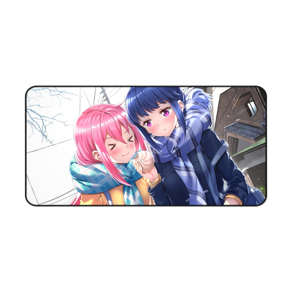 Laid-Back Camp by Mouse Pad (Desk Mat)
